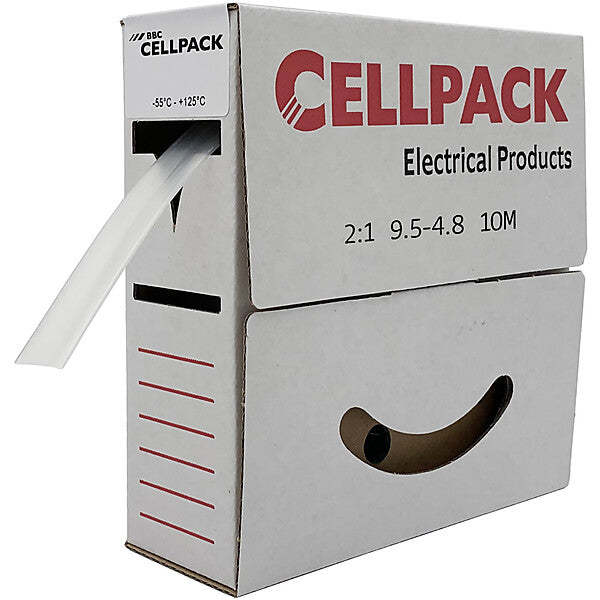 BBC Cellpack Schrumpfschlauch in Abrollbox 10m SB 9.5-4.8 tr
